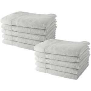 Set de Prosoape TODAY Alb 10 Piese 70 X 130 CM