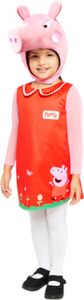 kostým Peppa Pig polyester ružová/červená 2-3 roky