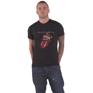 The Rolling Stones - "Santa Lick" T-Shirt für Herren/Damen Unisex RO2954 (L) (Schwarz)