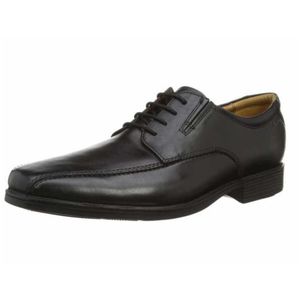 Clarks Herren Business Schnürschuhe - Tilden Walk - Glattleder in schwarz - 26110310 Schwarz 7