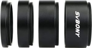 Svbony SV119 2" Verlängerungsrohr Set 5mm 10mm 15mm 30mm M48x0.75 zur Verlängerung der Brennweite in der Astrofotografie