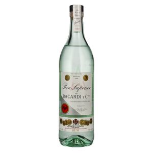 Bacardi Ron Carta Blanca Superior Heritage 1909 44.5 %  0,70 lt.