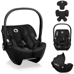 Lionelo MOXIE i-Size detská autosedačka 40-87 cm opierka hlavy nastaviteľná bočná ochrana čierna