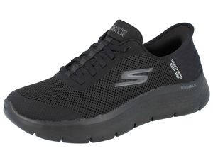 SKECHERS Slip-ins Damen Schlupfsneaker schwarz Textil vegan : 38 Schuhgröße: 38
