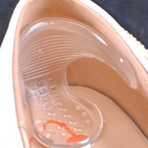 Griffe Einlegesohlen Pad Cushion Grip Silikon Schuh Liner Ferse FußPolster-White