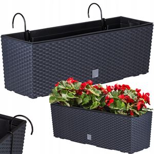 Doniczka Prosperplast Rato Case W antracyt 60 cm