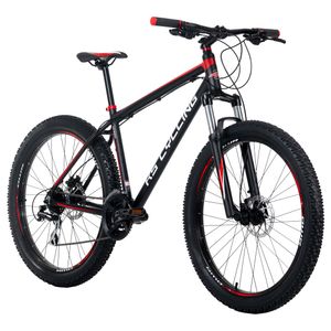 Mountainbike Hardtail 27,5'' Plus Xceed Schwarz-Rot RH 50 cm KS Cycling