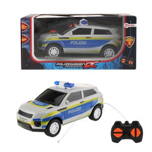 Toi-Toys 23529A - Ferngesteuertes Auto - Polizei mit Blaulicht und Sirene (16cm) Police Polizeiwagen Polizeiauto