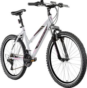 Schiano Range Mountainbike 26 Zoll Herren Damen 180 - 180 cm Hardtail MTB 18 Gänge Fahrrad Felgenbremse StVZO Beleuchtung Trapezrahmen