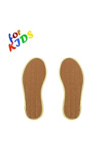 CINNEA Kinder Zimt-Einlegesohlen gegen Fußgeruch und Fußschweiß Farbe braun