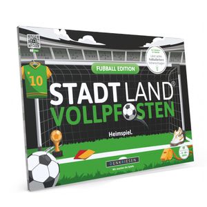 Stadt Land Vollpfosten® Fußball Edition – "Heimspiel." | A4 Spielblock