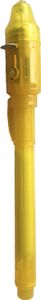 leichter Stift breite Anwendung unsichtbarer Tinte Abs Student Light Pen für Party-Gelb