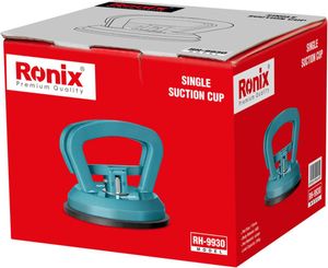 RONIX Vakuum-Saugnapf – 25kg – Ø115mm – Für Glas, Fliesen & flache Oberflächen