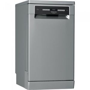 Hotpoint ARISTON Hotpoint Indaplov? HSFO 3T223 WC X Free standing, Plotis 45 cm, Number of place settings 10, Number of programs 9,  E, Ekranas, AquaStop function, Inox