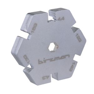 Birzman Speichenschlüssel Spoke Wrench, Silber, 6 mm