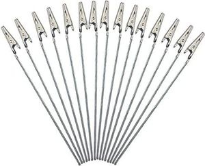 Set mit 30 Stück Metalldraht-Krokodilklemmen, 6 Zoll, langschwänzige Krokodilklemmen aus Eisen, Klemmverschluss, Klemmständer für DIY-Karten, Foto-Memo-Cliphalter Set mit 30 Stück Metalldraht-Krokodilklemmen, 6 Zoll, langschwänzige Krokodilklemmen aus Eisen, Klemmverschluss, Klemmständer für DIY-Karten, Foto-Memo-Cliphalter