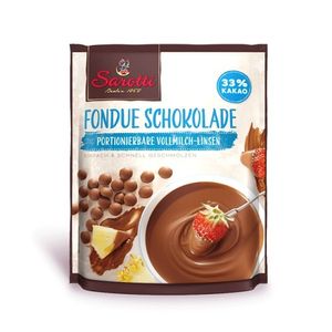 Sarotti Fondue Schokolade Vollmilch Linsen mit 33 prozent Kakao 200g