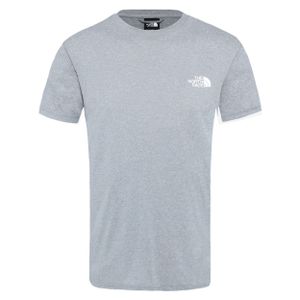 The North Face M Reaxion Red Box Tee - Eu Mid Grey Heather L