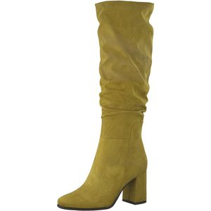 Marco Tozzi Damen Langschaft Stiefel, Farbe:Gelb (Mustard), Größe:EUR 41