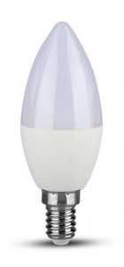 LED Glühbirne - SAMSUNG CHIP 4.5W E14 A++ Kunststoff Kerze 470lm 4000K 259