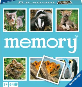 Ravensburger memory® Tierkinder - 20879 - der Spieleklassiker für Tier-Fans, Merkspiel für 2-8 Spieler ab 3 Jahren