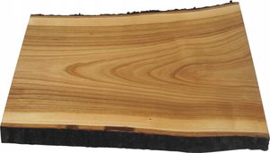 Deska kuchenna CZEREŚNIOWA Z KORĄ na przekąski do serwowania krojenia dekoracyjna niepowtarzalna