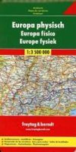 Europa 1 : 3 500 000. Autokarte physisch