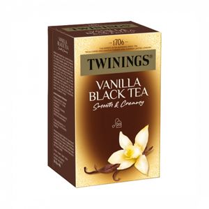 Twinings Vanilla Schwarztee 6 x 20 Teebeutel im Kuvert 240g (6x40g)
