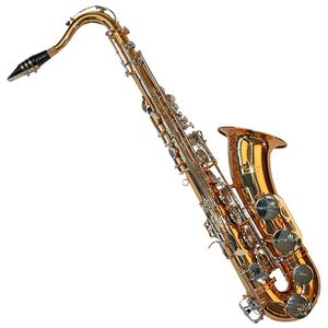 Karl Glaser Tenor Saxophon in Gold + Chrom mit Koffer, Mundstück + Blättchen