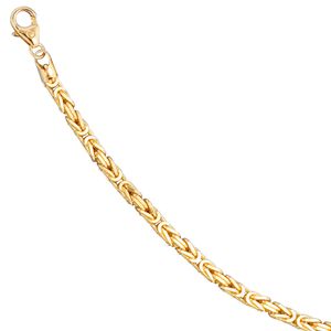 JOBO Königskette 333 Gelbgold 42 cm Gold Kette Halskette Karabiner