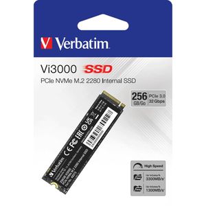 Verbatim Vi3000 PCle NVMe M.2 SSD 256GB                  49373