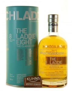 Bruichladdich 8 Jahre The Laddie Eight Islay Single Malt Scotch Whisky 0,7l, 50 Vol.-%