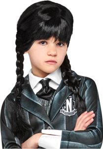 Wednesday Addams Kids Wig - Size Einheitsgröße