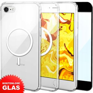 Handy Hülle MagSafe für Apple IPHONE 8 / SE 2020 / SE 2022 (4,7") Hülle Schutzhülle Case Magnetisches klar transparent Etui - Displayschutz Gratis