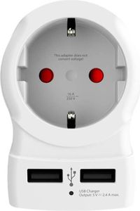 SKROSS Europe to USA USB Reiseadapter