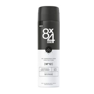 8X4 Men Deo Spray 150 ml , Deo 150 ml:(1 x 150 ml ), 8X4:N°12 Dark Forest