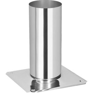 Kaminerhöhung / Schornsteinkopf-Verlängerung einwandig, Edelstahl, Ø 110 mm, Länge 500 mm