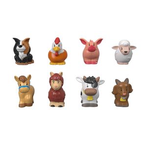 Fisher-Price Little People Bauernhoftiere Set , Set mit acht Figuren