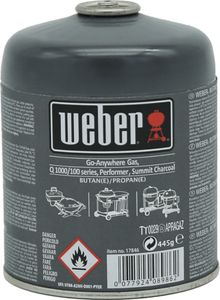 Weber Bombola Gas 17846 pro Grill Q100 Q1000 Performer Deluxe Compatibile