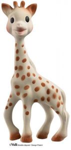 Vulli 616331.0 Sophie the Giraffe So Pure 100 Prozent Naturkautschuk, beige