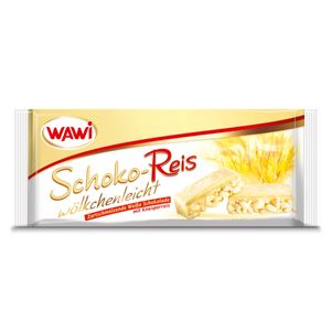 Wawi Schoko-Reis Riegel weiße 40g