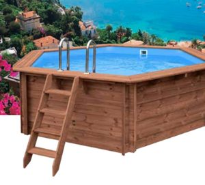 Hoch-/vergrabener Pool - Holz (rund) - Riviera D434cm (8,95 m3)