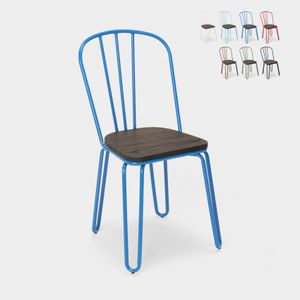 Stuhl für bar- und küche aus stahl im industriestil Ferrum
