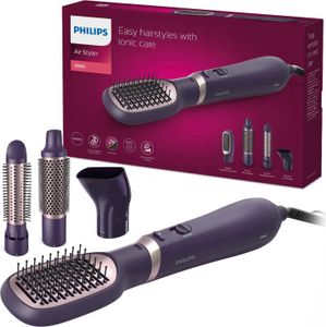 Philips | 2-in-1 Lockenstab BHA313/00 - 800 W - Violett - Ionentechnologie - Vielseitig & Ergonomisch - Locken mit Lockenstab