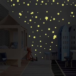Sternenhimmel 452 Leuchtsterne selbstklebend mit starker Leuchtkraft, fluoreszierende Leuchtsterne Wandtattoo & Wanddeko Aufkleber für Baby, Kinder oder Schlafzimmer, Leuchtsterne, leuchtend