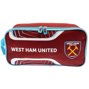 West Ham United FC - Taška na boty, Crest TA10192 (jedna velikost) (vínově červená/nebesky modrá)