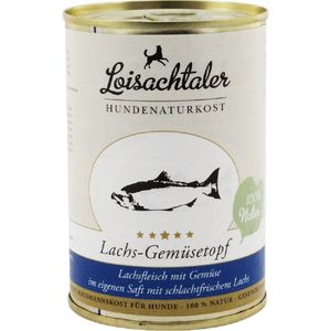 Loisachtaler│ Lachs-Gemüsetopf - 6 x 400g │ Nassfutter
