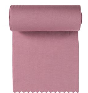Bündchen Meterware glatt altrosa - Bündchenstoff uni Schlauchware *Ab 50cm