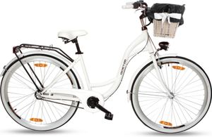 Goetze Style 28 Zoll Citybike, 3-Gang Shimano Nabenschaltung, Tiefeinstieg mit Rücktrittbremse, Damenfahrrad mit Korb Goetze Style 28 Zoll Citybike, 3-Gang Shimano Nabenschaltung, Tiefeinstieg mit Rücktrittbremse, Damenfahrrad mit Korb