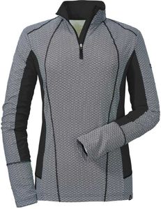Schöffel Lech2 Damen Longsleeve, grau/schwarz, 36